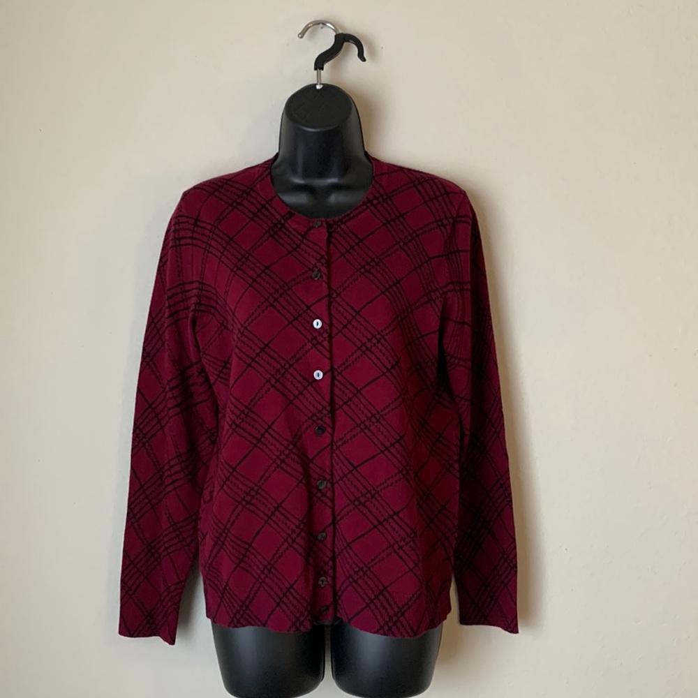 Karen Scott Jersey Cardigan